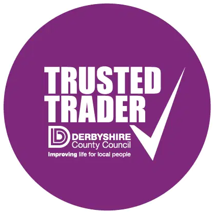 Derbyshire Trusted Trader Logo Circles